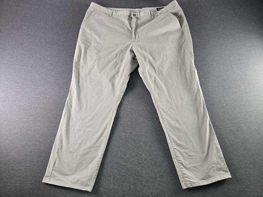 Bonobos Pants Mens 44x30 Gray Athletic Fit Chino Stretch Straight Leg Casual